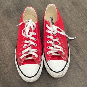 Red Low Top Converse